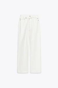 Z1975 PEARLESCENT BELTED JEANS