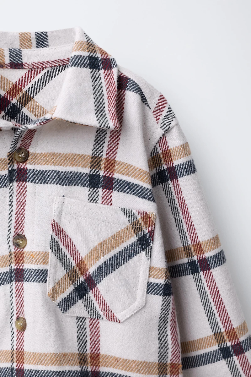 PLAID OVERSHIRT