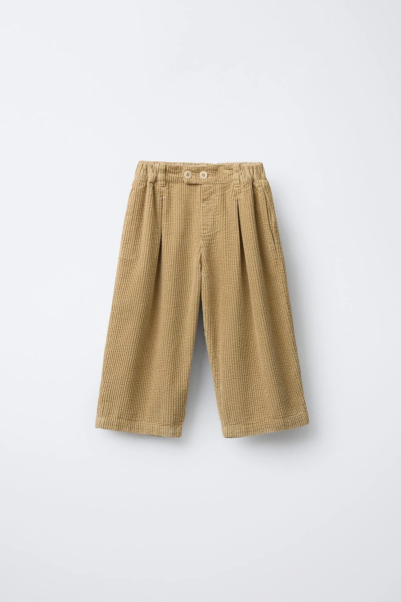 THICK CORDUROY BALLOON PANTS