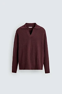 PEARL KNIT POLO SHIRT