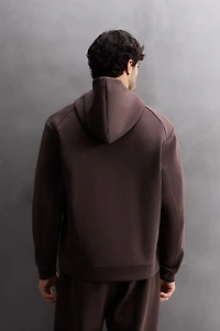 SWEAT TECHNIQUE À CAPUCHE ZIPPÉ