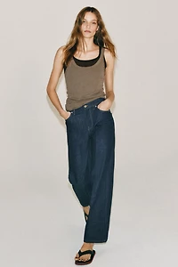 ZW COLLECTION WIDE LEG HIGH-RISE JEANS