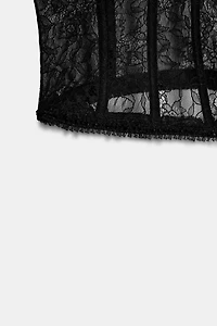 TOP STYLE CORSET DENTELLE