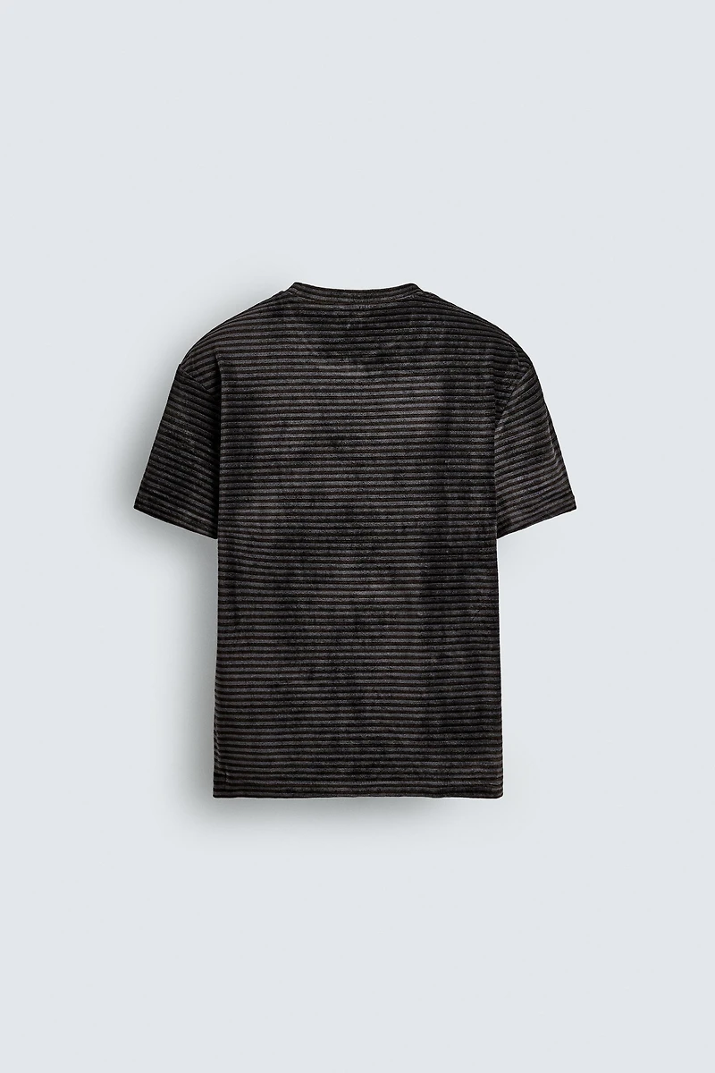 WASHED STRUCTURED T-SHIRT