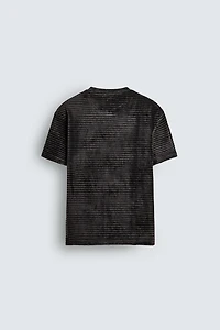 WASHED STRUCTURED T-SHIRT