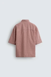 CHEMISE À CARREAUX COUPE DÉCONTRACTÉE