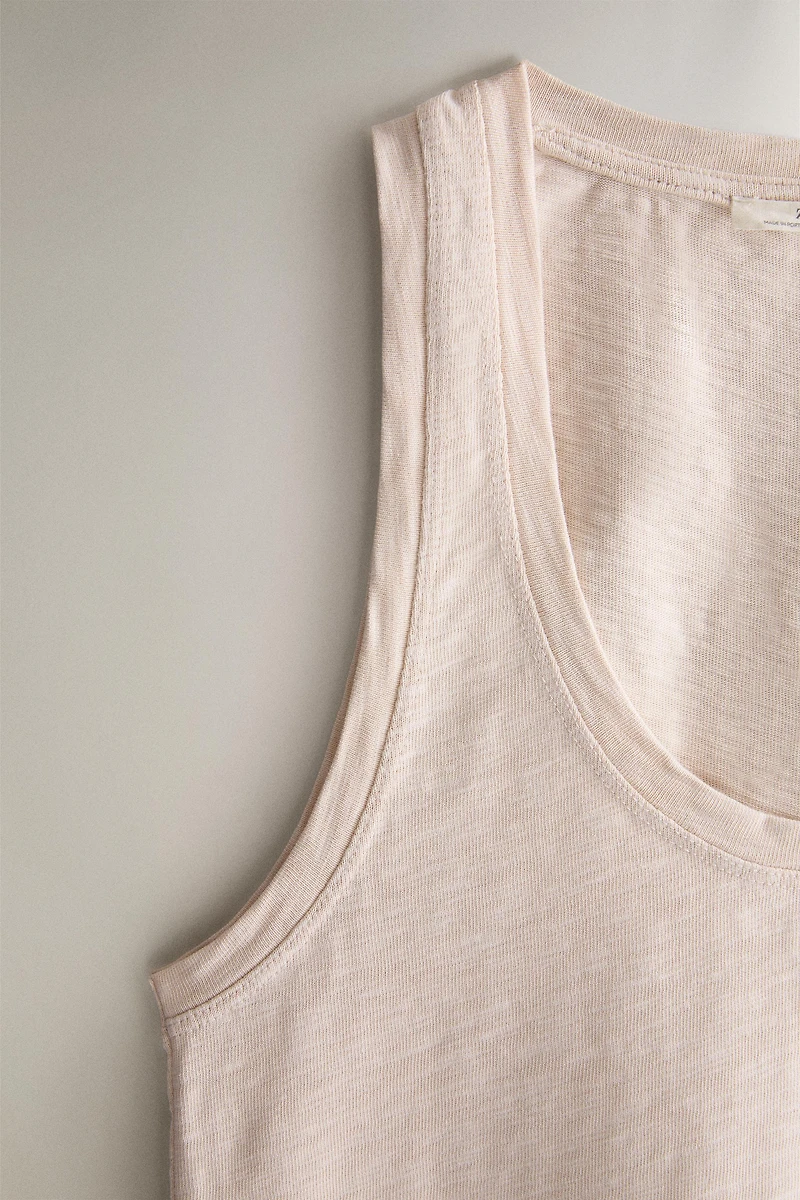 COTTON STRAPPY TOP