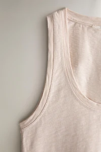 COTTON STRAPPY TOP