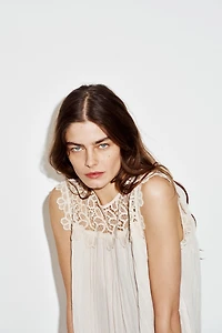 COMBINATION CROCHET TOP