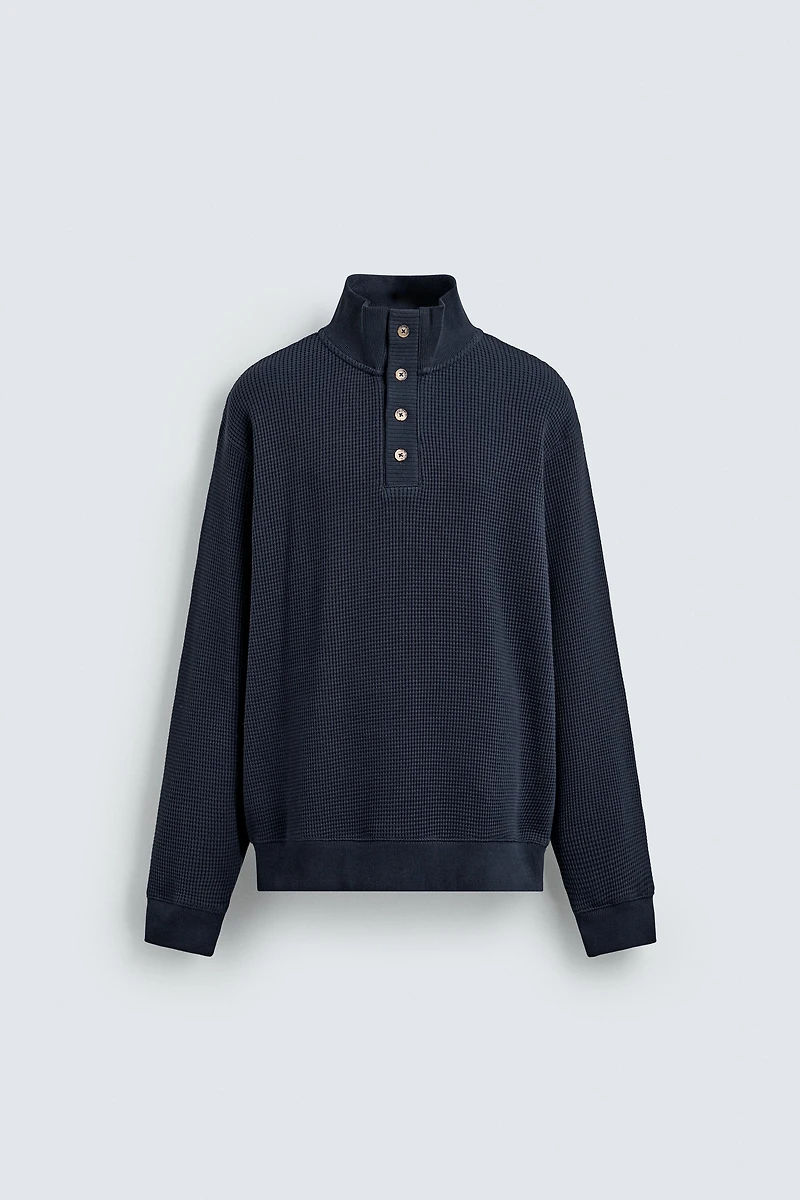 SWEAT STRUCTURÉ WAFFLE