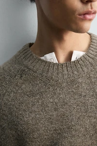 TEXTURED RELAXED FIT JUMPER