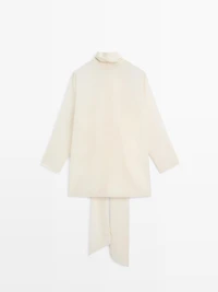 Flowing blouse with tie detail - STUDIO