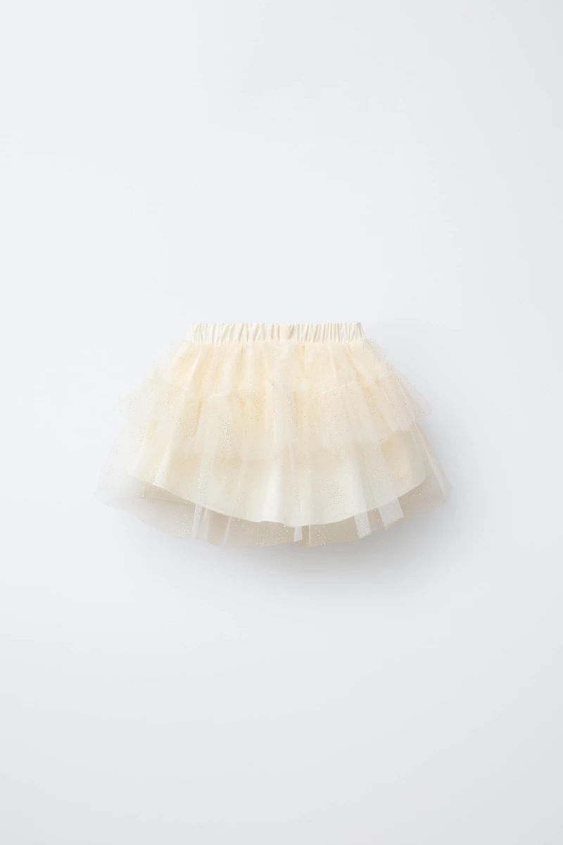 GLITTER TULLE SKIRT