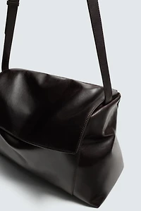 XL LEATHER CROSSBODY BAG