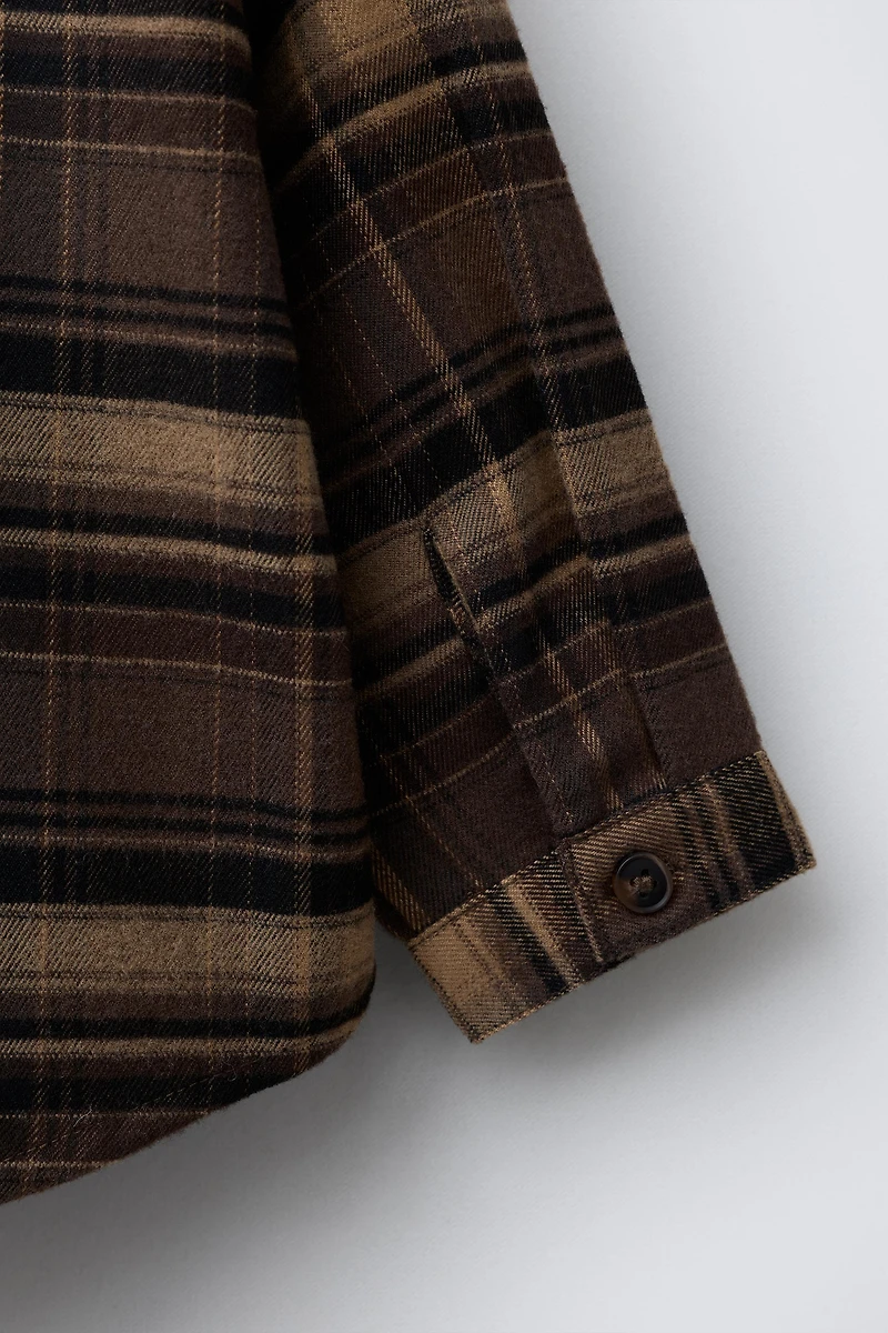 PLAID PRINT SHIRT