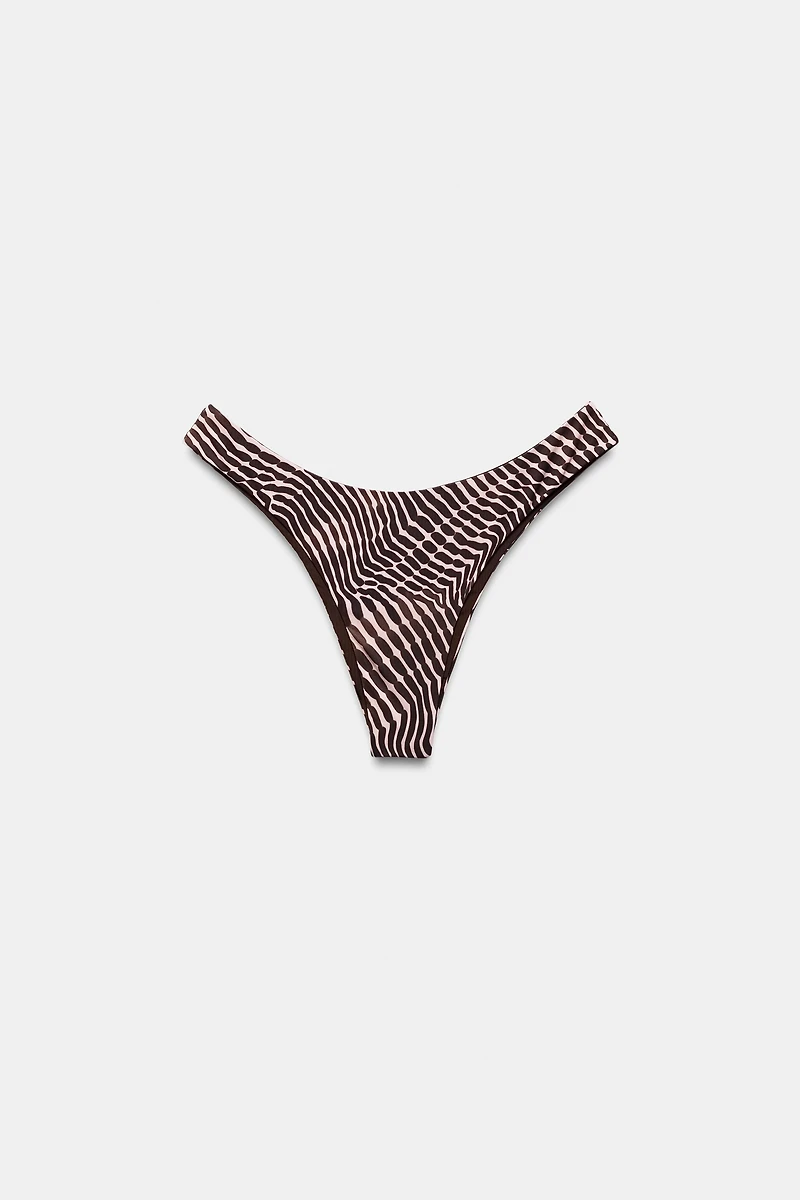 REVERSIBLE PRINT BIKINI BOTTOMS