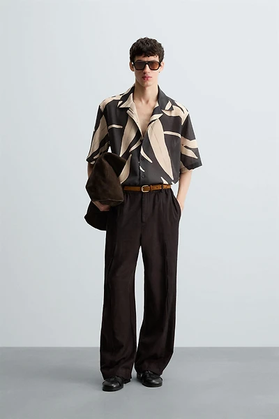 LEAF PRINT SHIRT