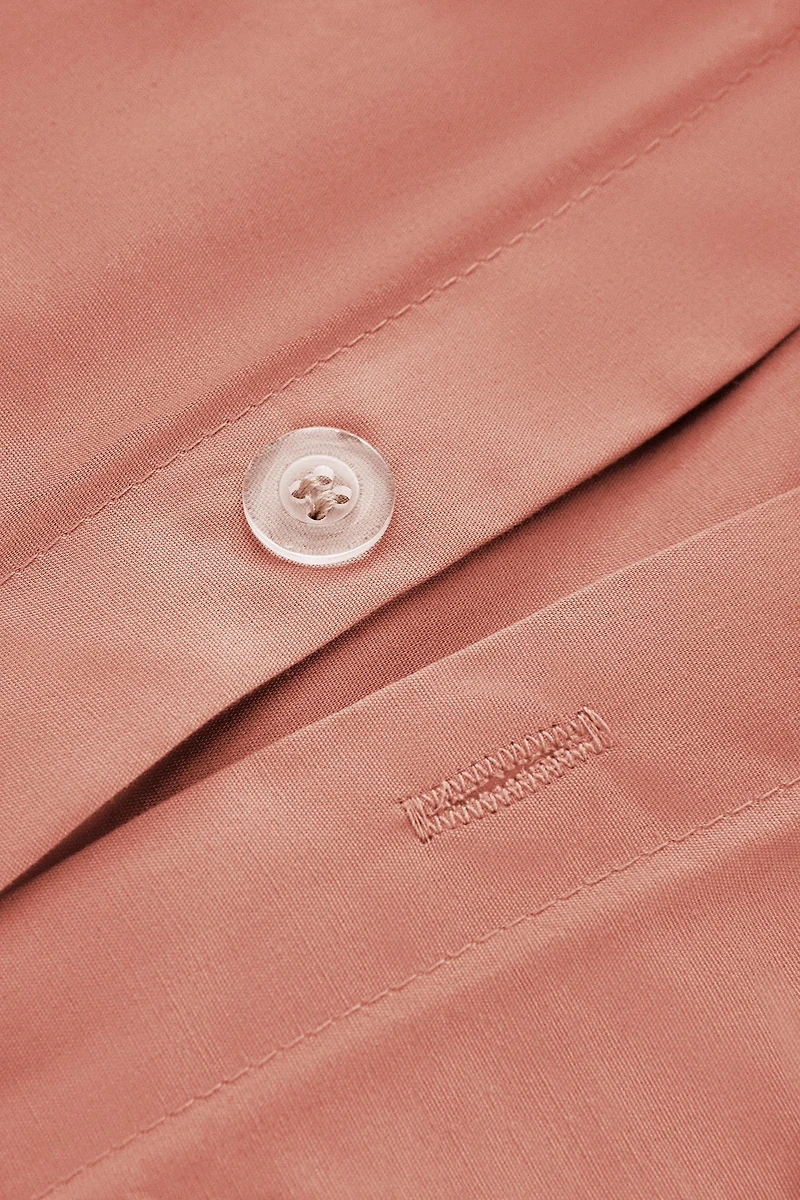 PERCALE FITTED SHEET | 11.8" THICK (200 THREAD COUNT)