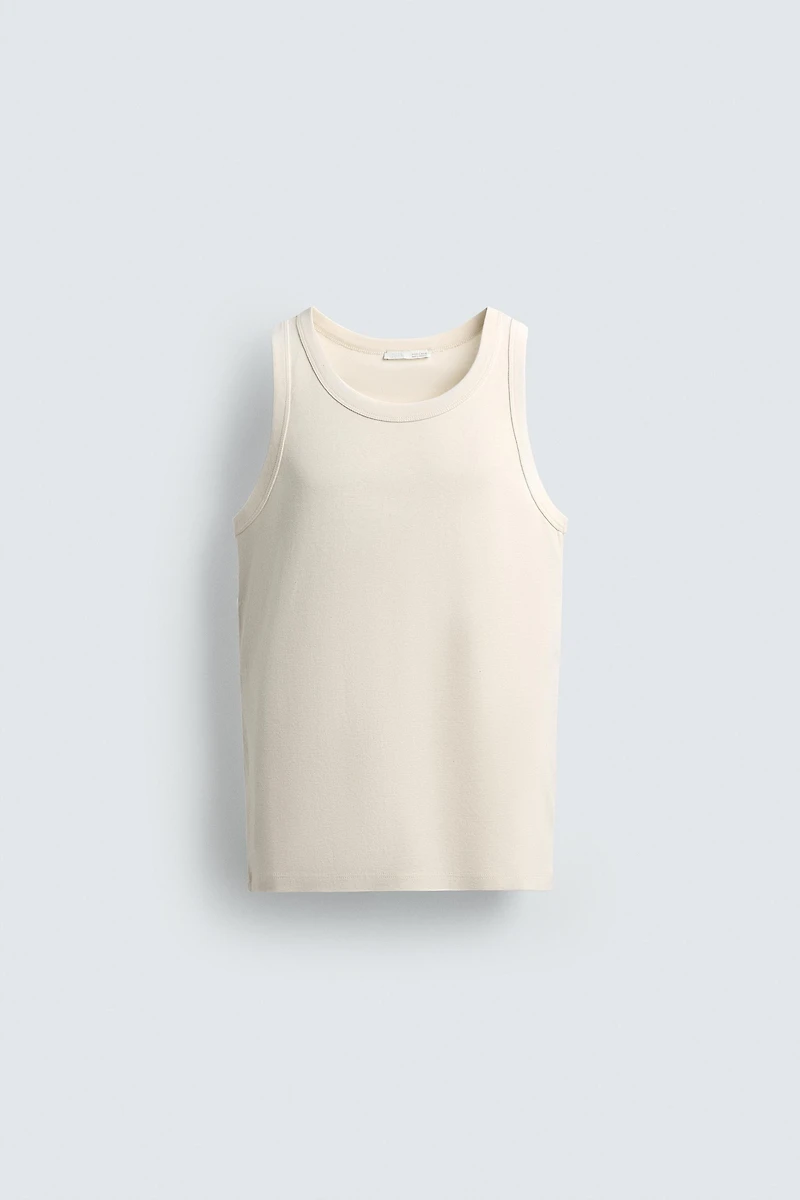 RIBBED TANK TOP