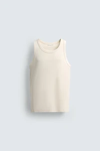 RIBBED TANK TOP