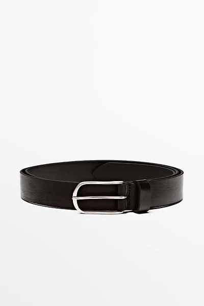 Nappa leather belt