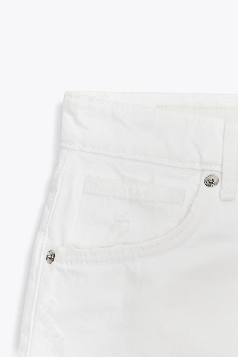 SHORT EN DENIM TRF COURBÉ TAILLE HAUTE