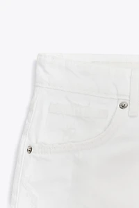 SHORT EN DENIM TRF COURBÉ TAILLE HAUTE