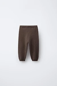 100% CASHMERE BAGGY PANTS