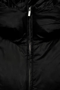 GILET EN PLUMES ET DUVET AVEC LACETS