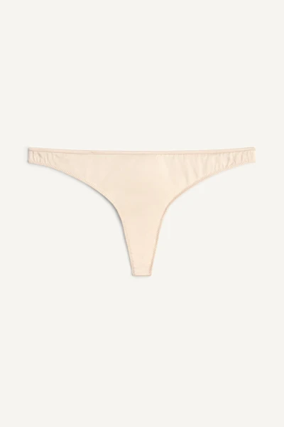 LIMITED EDITION SILK MINIMAL THONG
