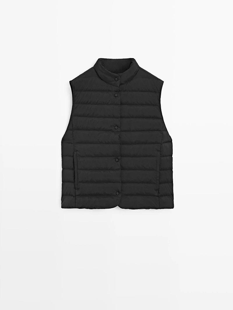 Down puffer gilet