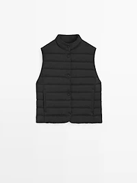 Down puffer gilet