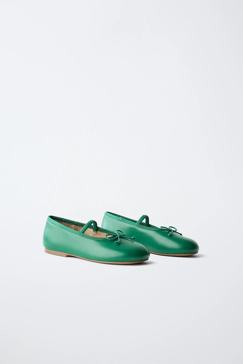 BOW BALLERINA FLATS