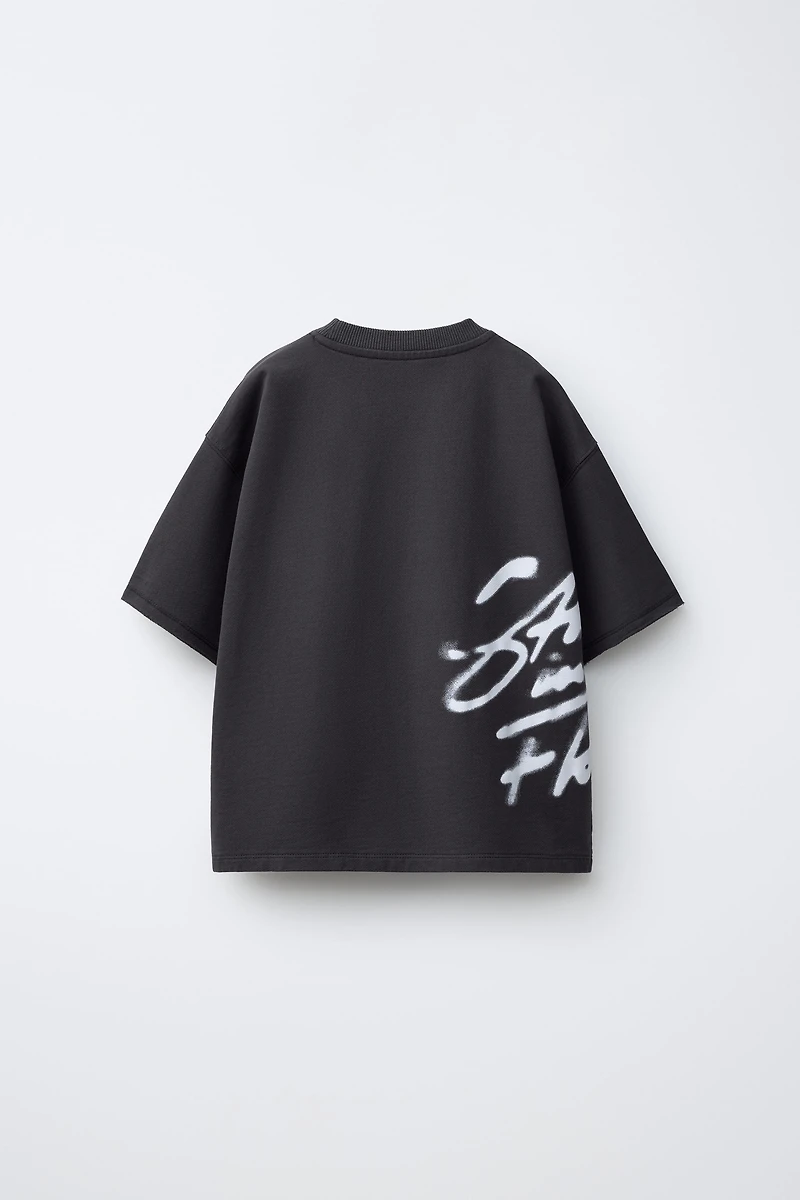 GRAFFITI PRINT SWEATSHIRT