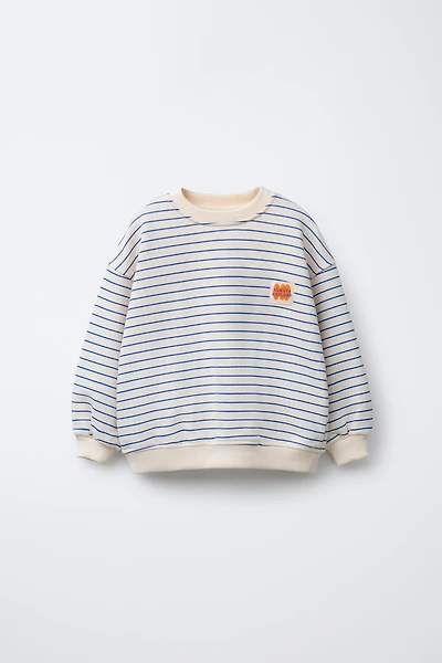 SWEAT À RAYURES