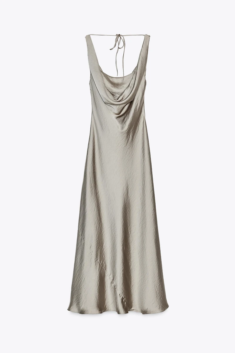 ZW COLLECTION SATIN LONG DRESS