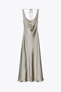 ZW COLLECTION SATIN LONG DRESS