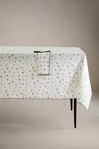 FLORAL PRINT COTTON TABLECLOTH