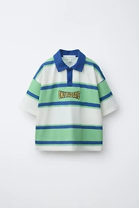 STRIPED SKATE POLO SHIRT
