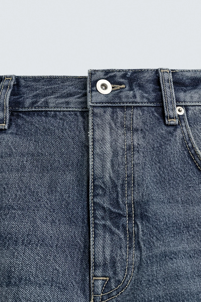 RELAXED FIT DENIM SHORTS