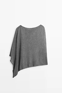 Fine knit cape