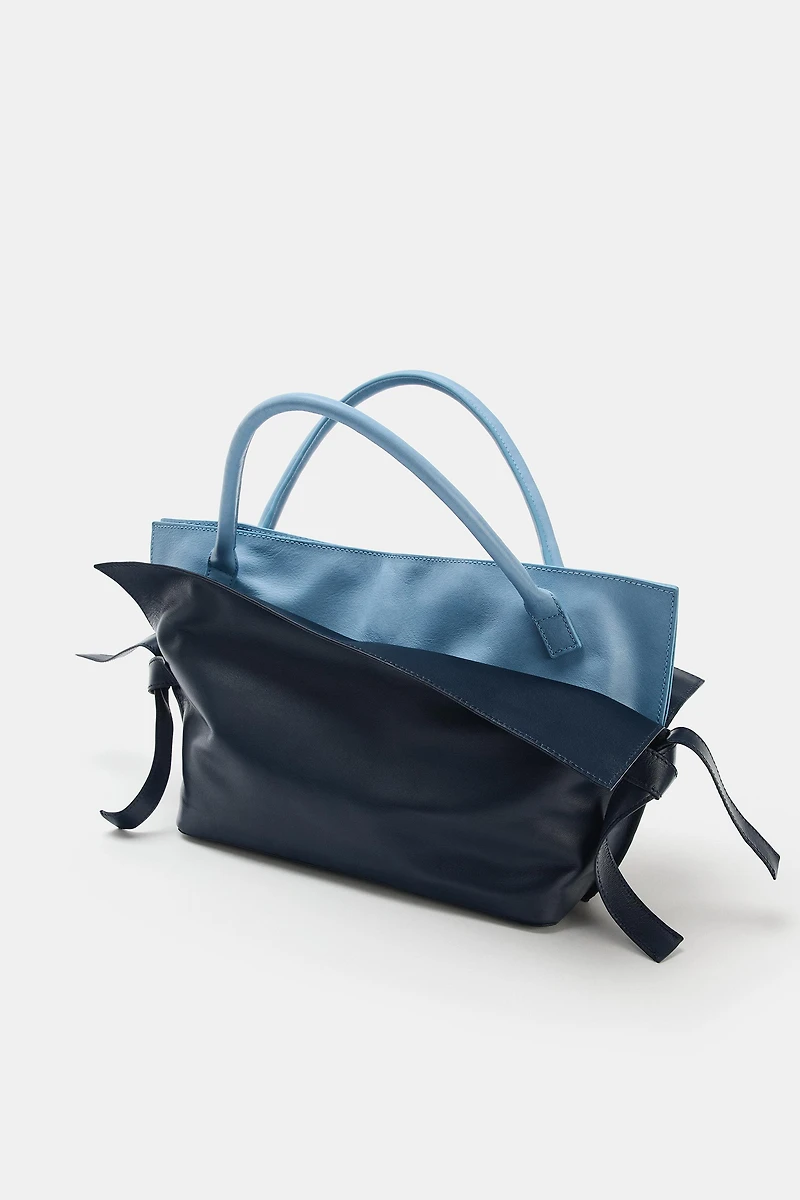 SAC EN CUIR À RABAT
