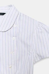 STRIPED POPLIN SHIRT