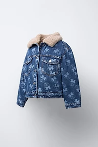 MINNIE MOUSE © DISNEY FLEECE TRIM DENIM JACKET