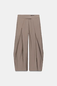 ZW COLLECTION PLEATED WIDE LEG PANTS