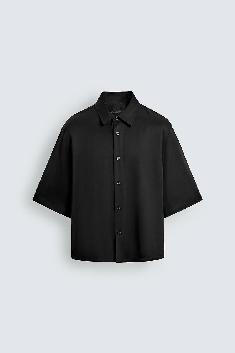 CHEMISE SATINÉE RELAXED FIT