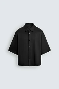 CHEMISE SATINÉE RELAXED FIT