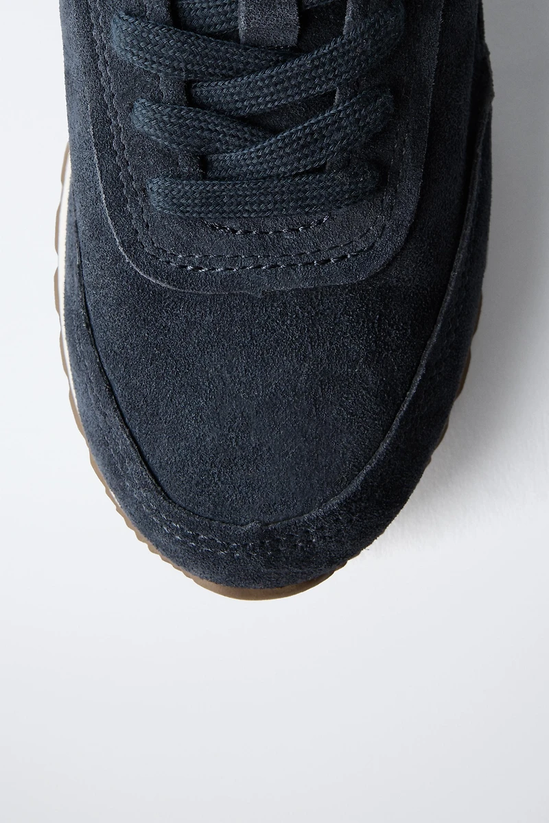 BASKETS EN CUIR