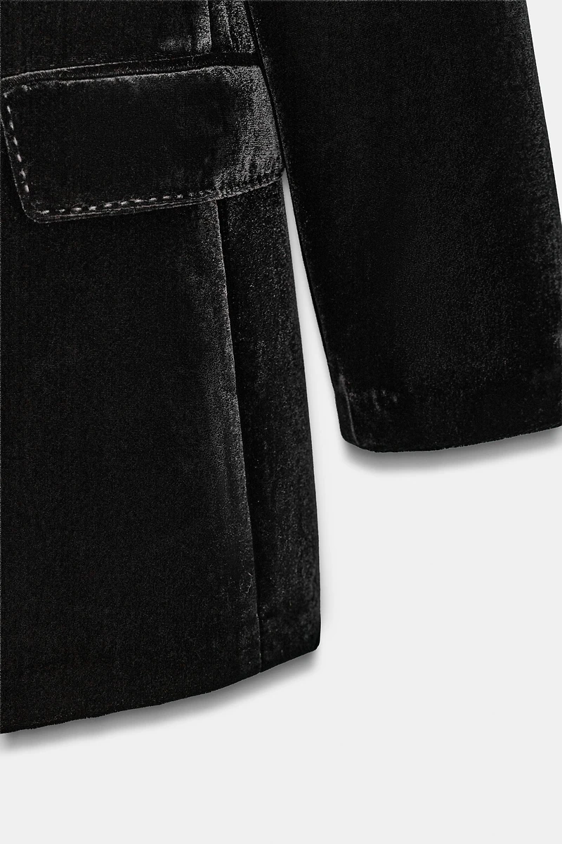 BLAZER EN VELOURS ZW COLLECTION LIMITED EDITION