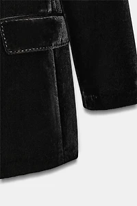 BLAZER EN VELOURS ZW COLLECTION LIMITED EDITION